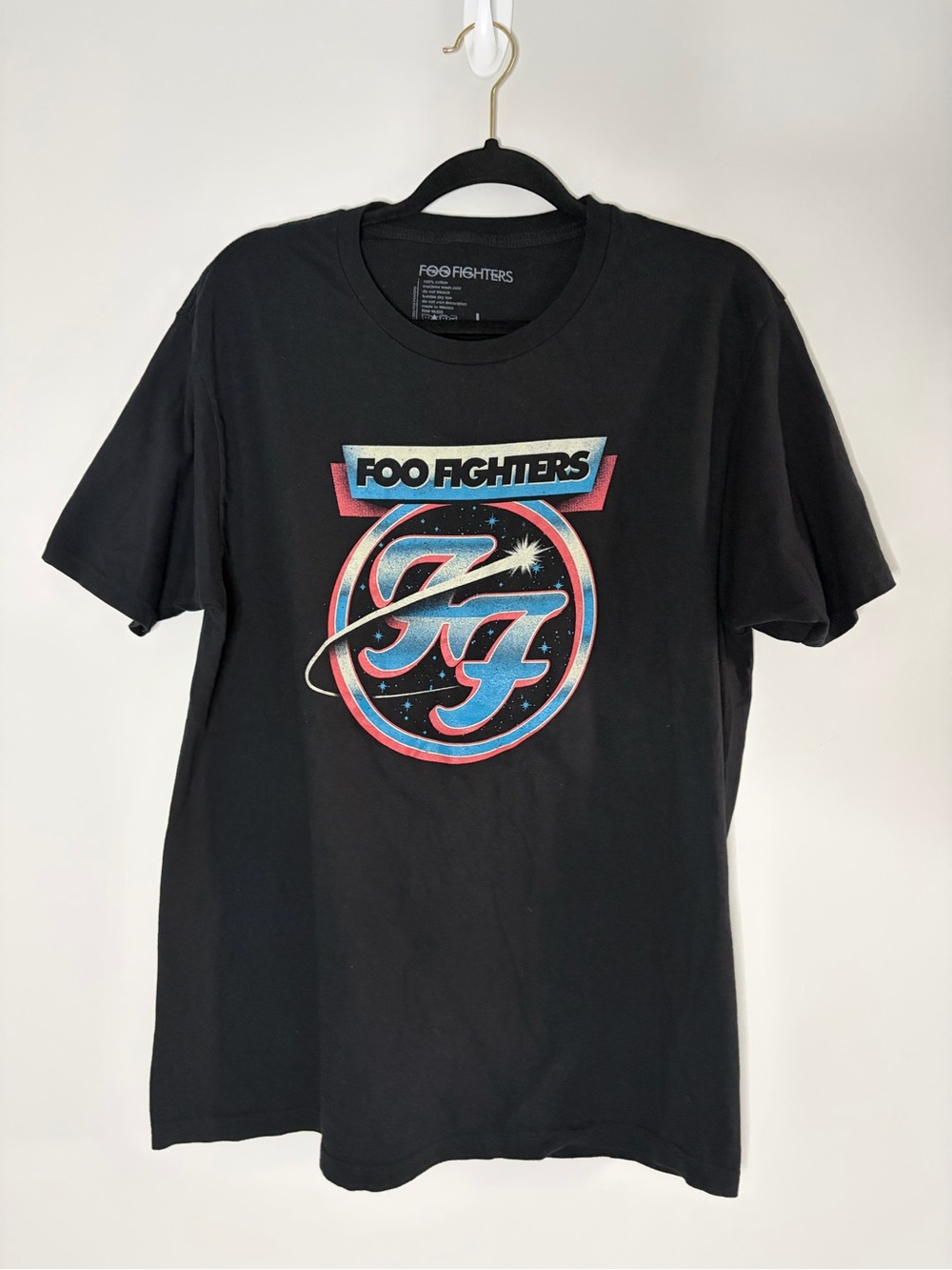 Foo Fighters Black Short-Sleeve Graphic Tee